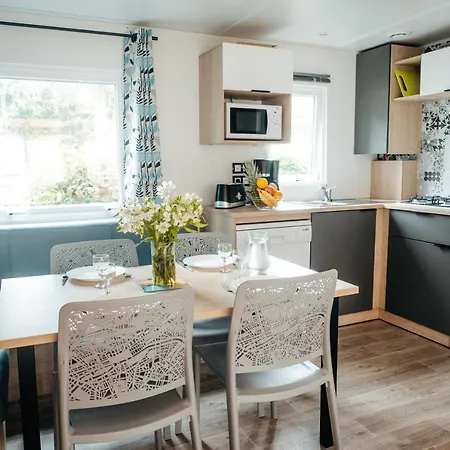 Mobil Home Xxl 4 Chambres - Camping Les Jardins Du Morbihan Monterblanc Buitenkant foto